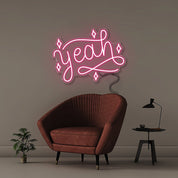Yeah - Neonific - LED Neon Signs - 50 CM - Pink