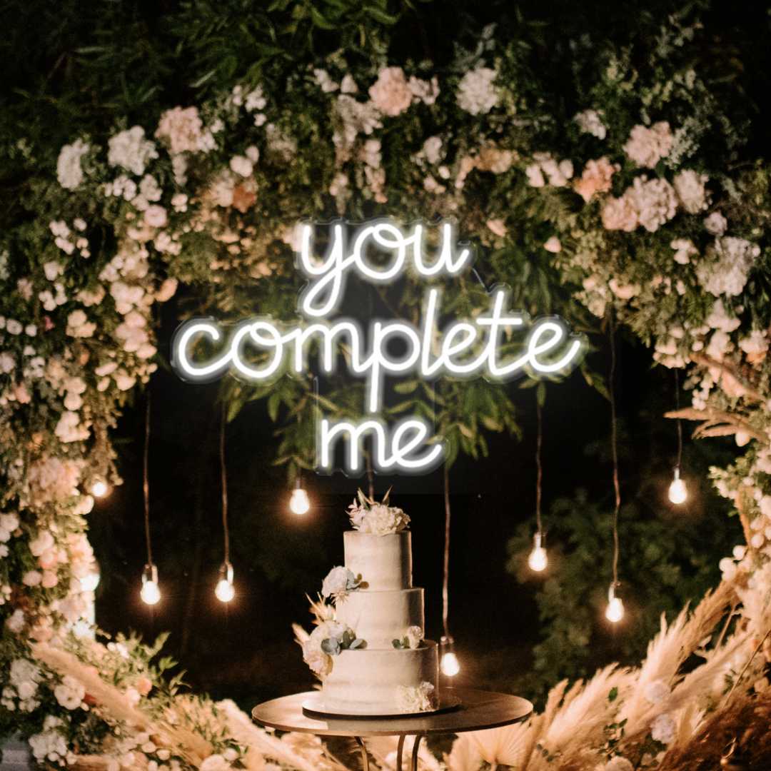 You Complete Me - Neonific - LED Neon Signs - 24" (61cm) -