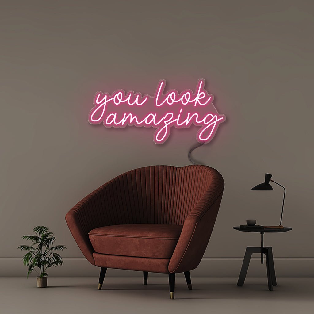 You look amazing - Neonific - LED Neon Signs - 50 CM - Pink
