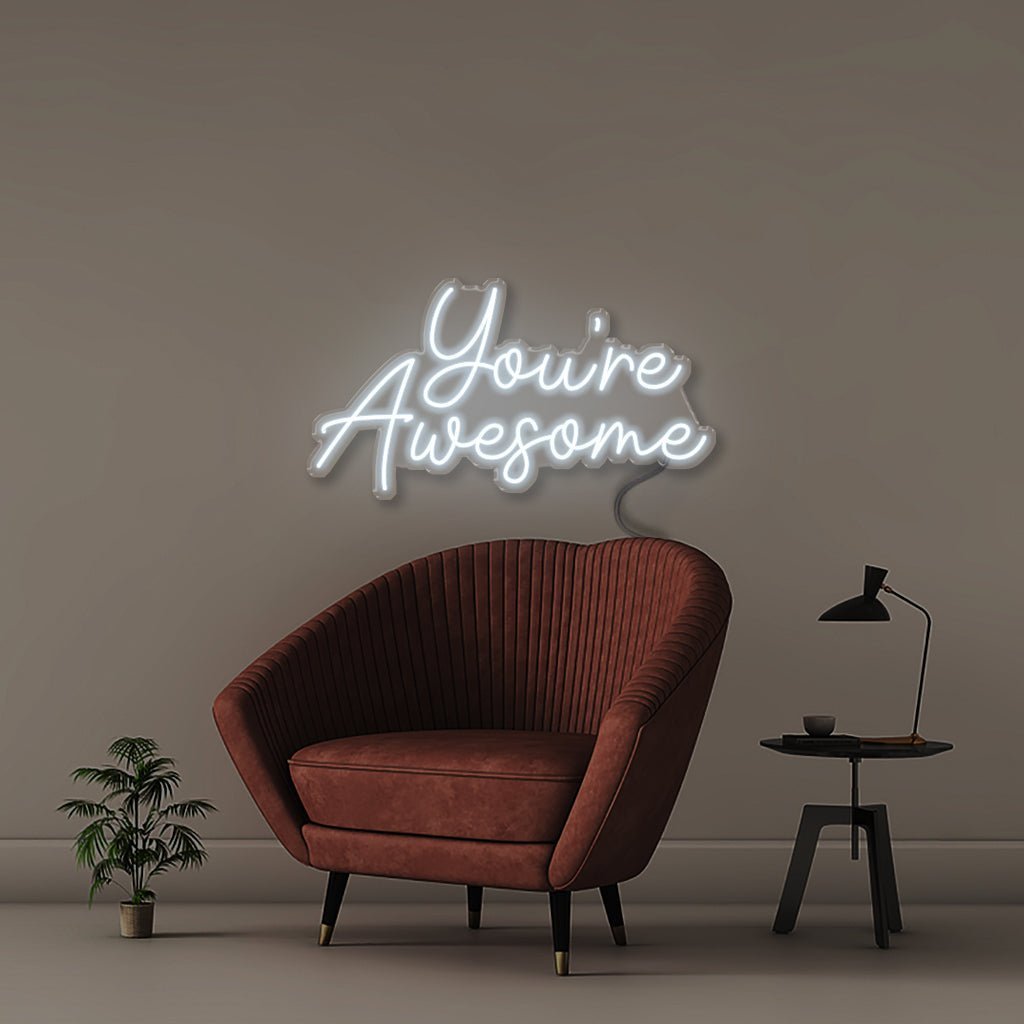 You're awesome - Neonific - LED Neon Signs - 50 CM - Cool White