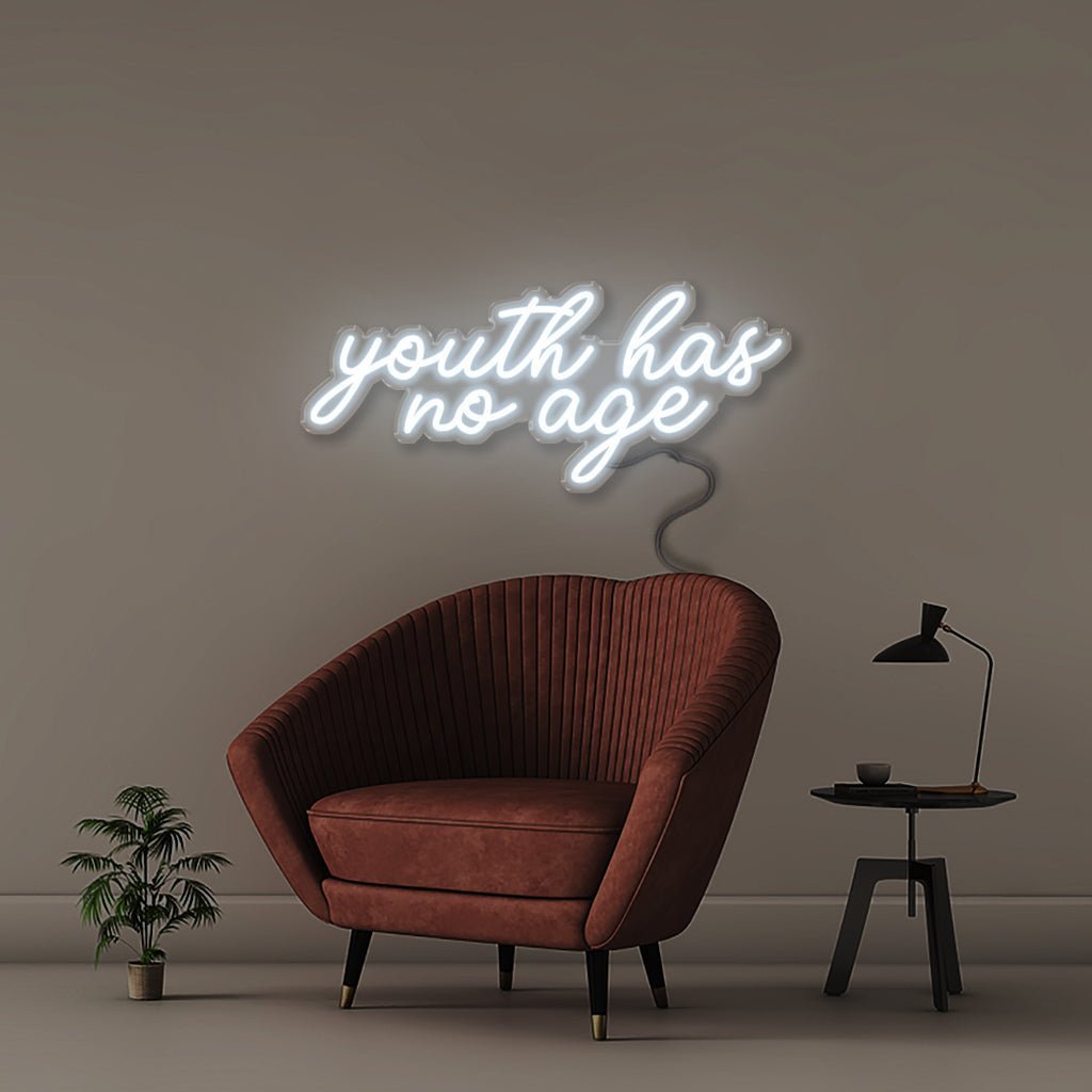 Youth has no age - Neonific - LED Neon Signs - 50 CM - Cool White